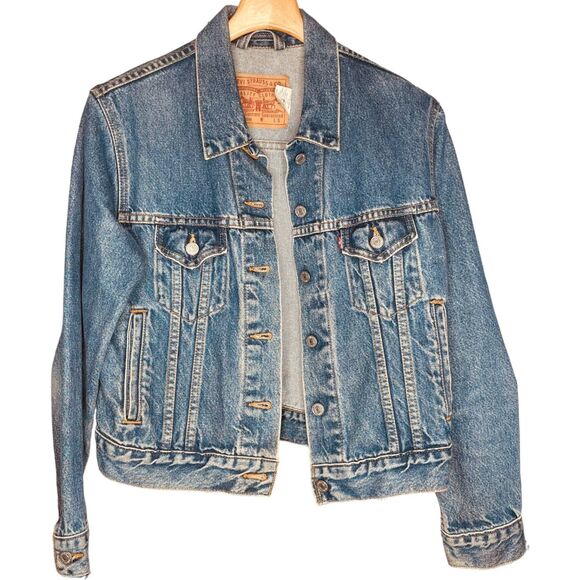 Levi’s | Vintage Medium Wash Denim Trucker Jacket Size S | EUC - Picture 3 of 11